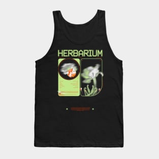 Futuristic Herbarium in Neon Colours. Tank Top